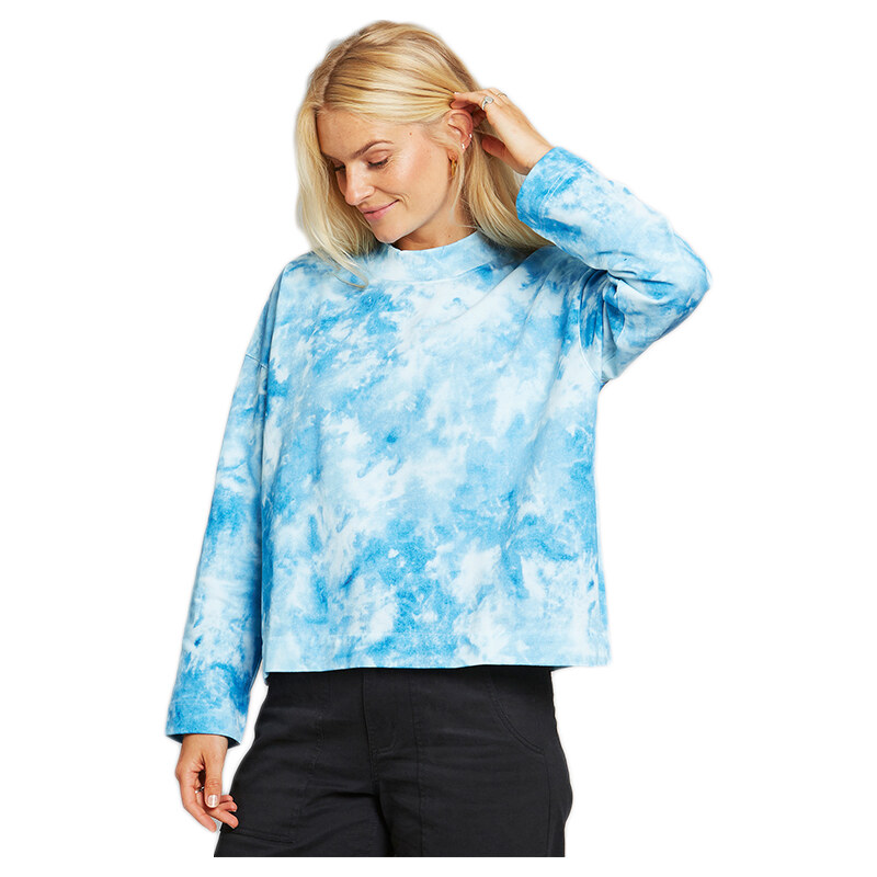 Dedicated Loose Sweatshirt Lerdala Tie Dye Blue 65395902