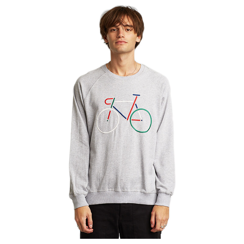 Dedicated Sweatshirt Malmoe Color Bike Grey Melange 65395898