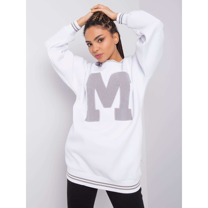 RUE PARIS Sweatshirt-DS-BL-1123.18-white 64792554