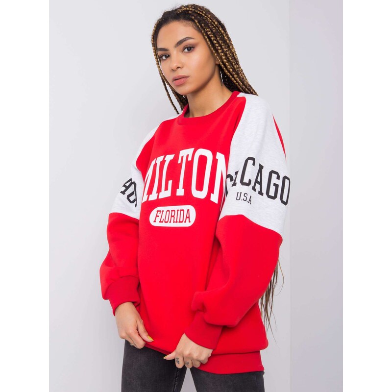 RUE PARIS Sweatshirt-DS-BL-1122.17X-red 64791747