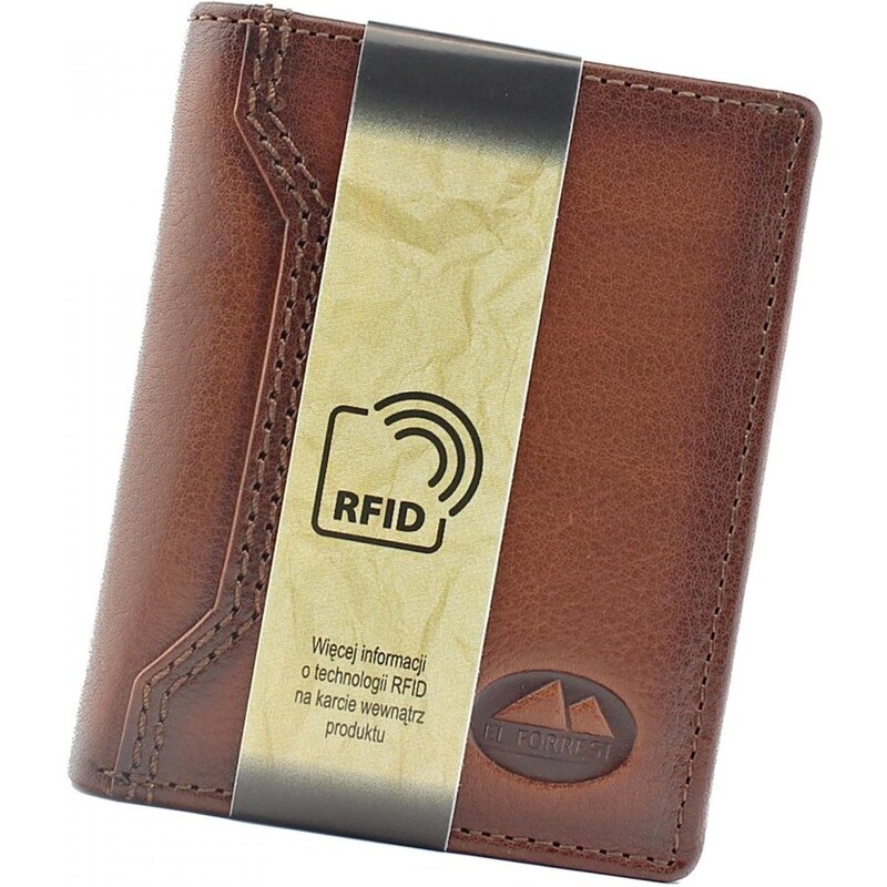 El Forrest Pánska kožená peňaženka El Forrest 2854-29 RFID hnedá (malá 23631498