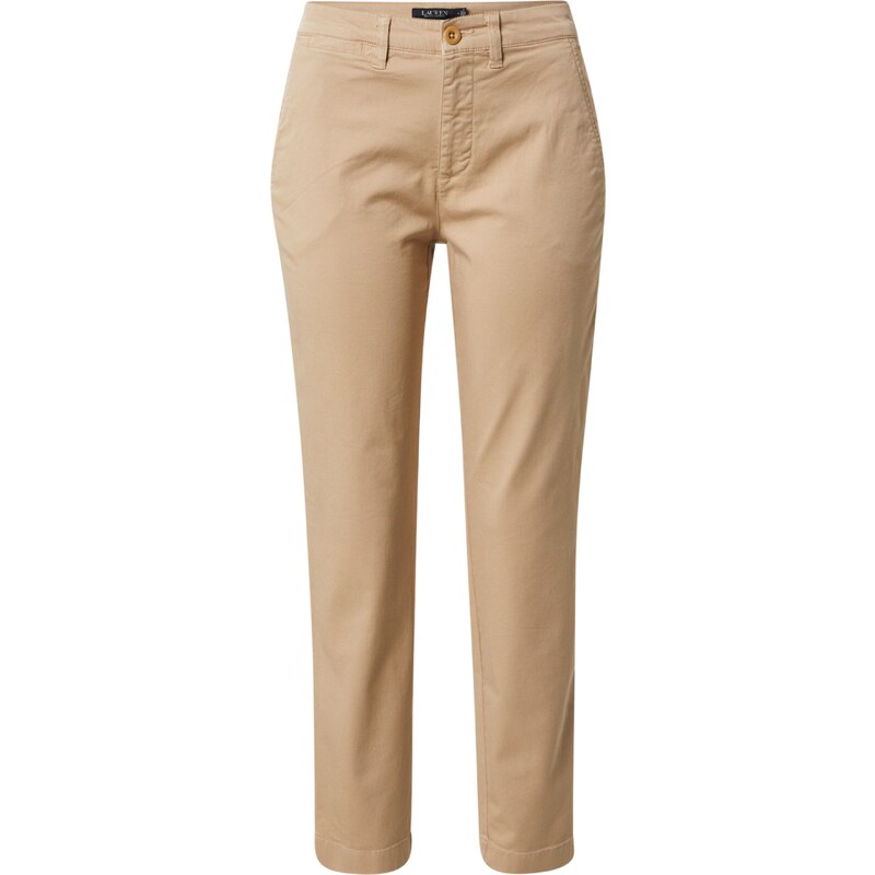 Lauren Ralph Lauren Chino nohavice GABBY béžová 66371737