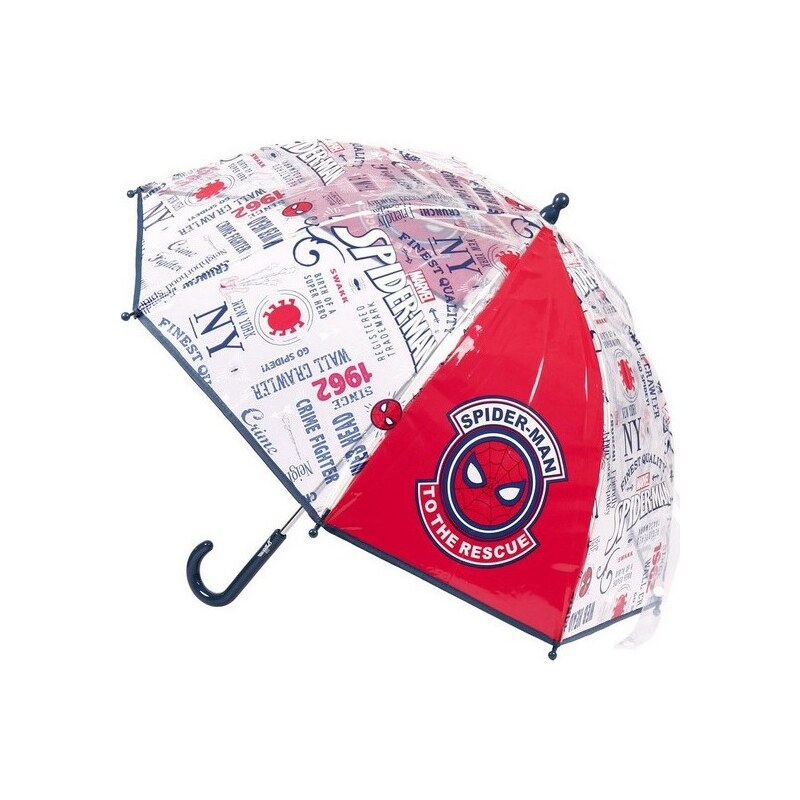 Spider-Man priehľadný chlapčenský dáždnik 23608759