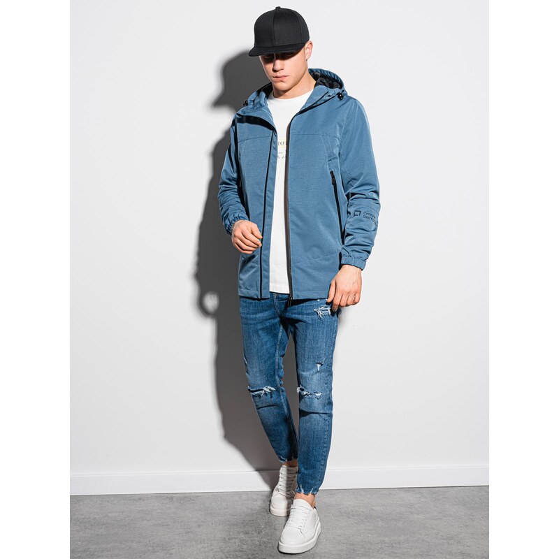 Ombre Clothing Pánska prešívaná bunda v polovici sezóny 68189805