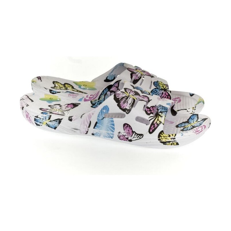 JOHN-C Detské biele šľapky ADEL 23614691