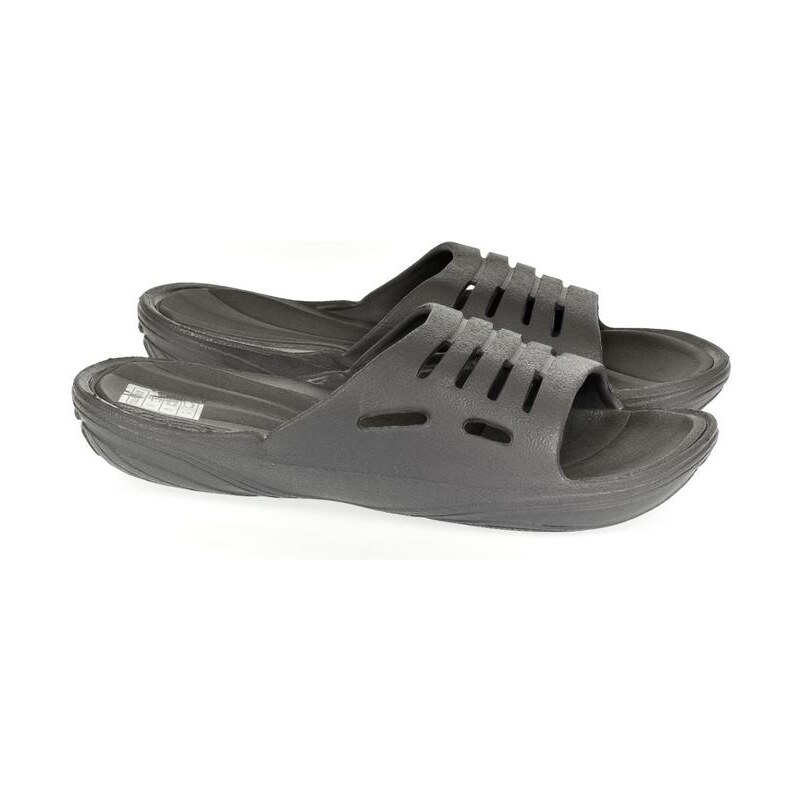 JOHN-C Detské tmavo-sivé šľapky MELYA 23614695