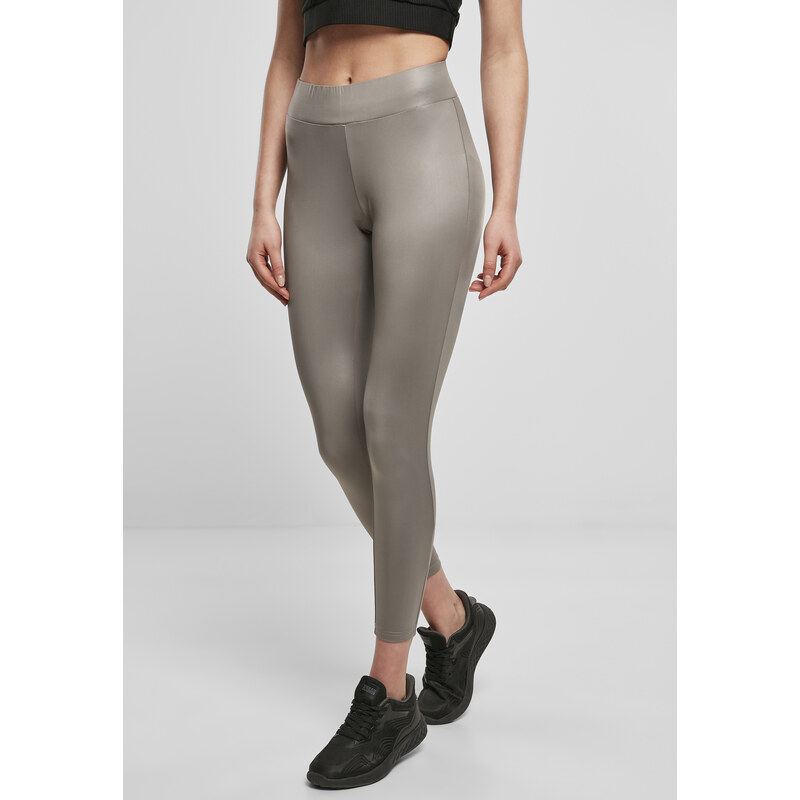 Urban Classics Womens asphalt leggings made of synthetic leather 50521809