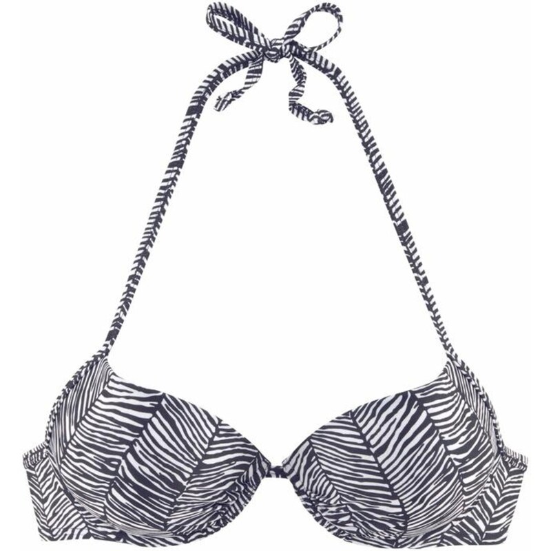 VENICE BEACH Bikinový top Sugar čierna / biela 54221363