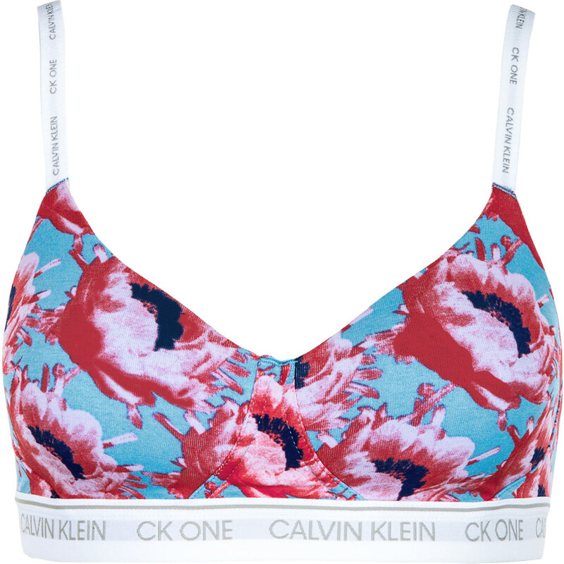 CALVIN KLEIN - CK ONE modern fashion lght lined floral podprsenka bez 23704945