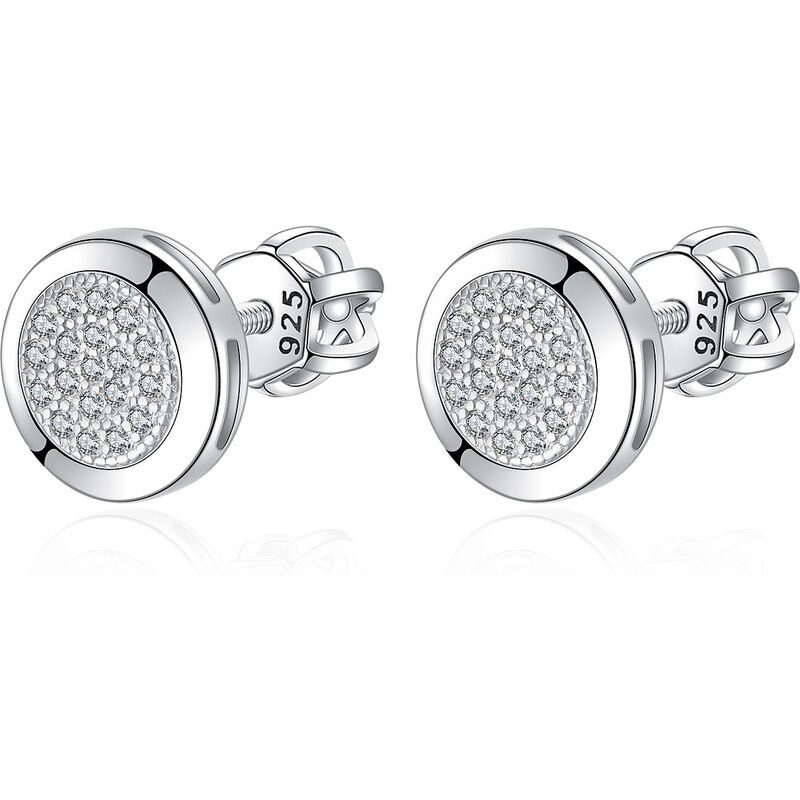 Olivie Strieborné náušnice na skrutku KOSTKY 5681 30503458