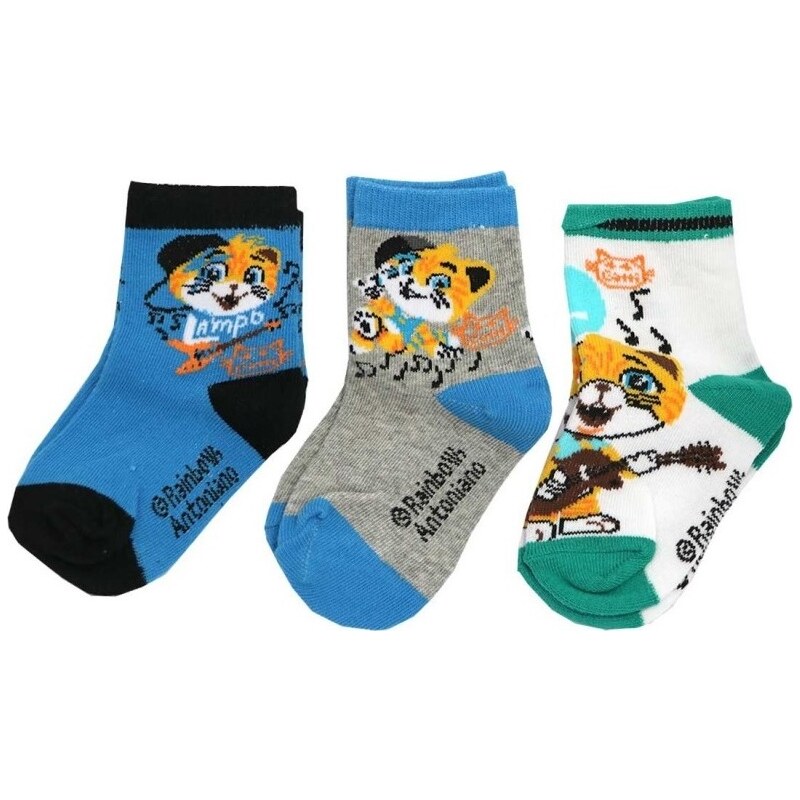 BASIC Modrá chlapčenská sada ponožiek 44 Gatti 23731956