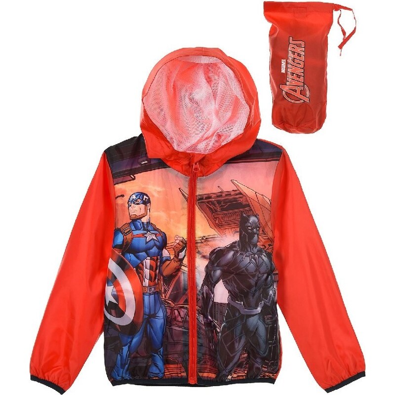 Červená jarná chlapčenská bunda Avengers 23732048