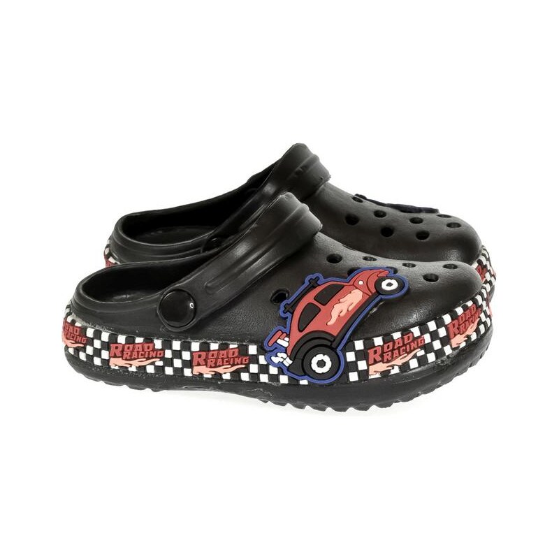 JOHN-C Detské čierne crocsy CAR 34328188