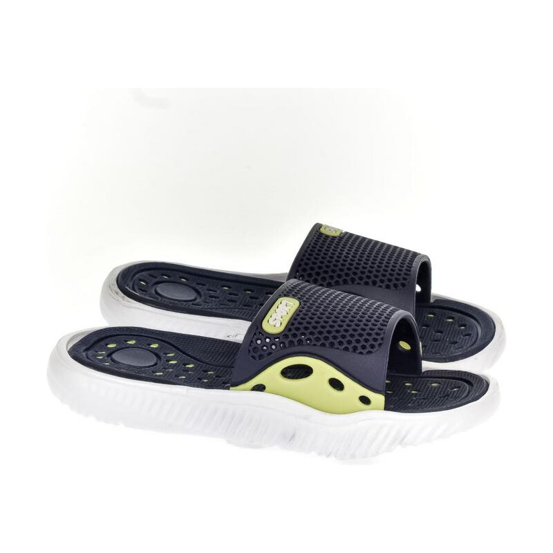 JOHN-C Detské modro-žlté šľapky IFAN 23740773