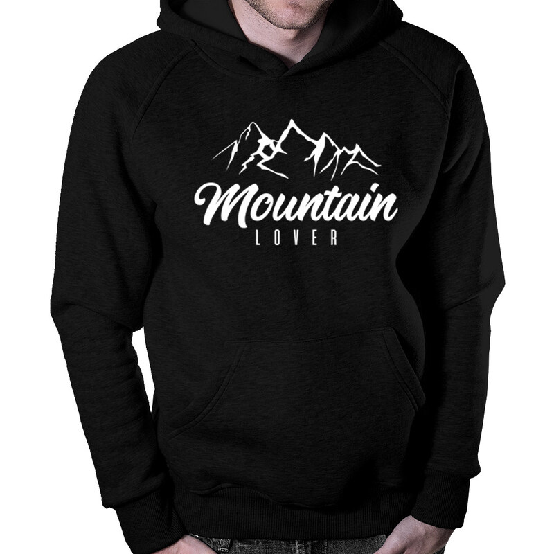 E-shop Garibald Mountain Lover - Pánska mikina s potlačou