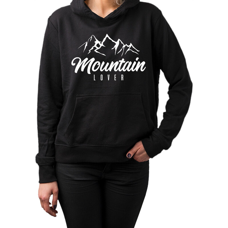E-shop Garibald Mountain Lover - Dámska mikina s potlačou