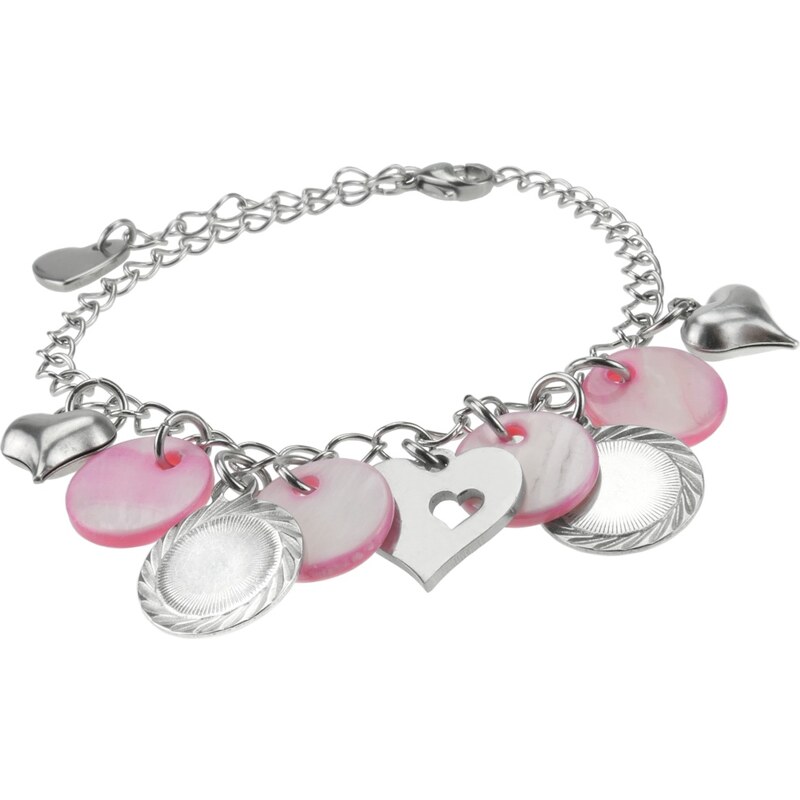 CITY STORM Dámsky náramok s perleťovými príveskami z chirurgickej 66888749