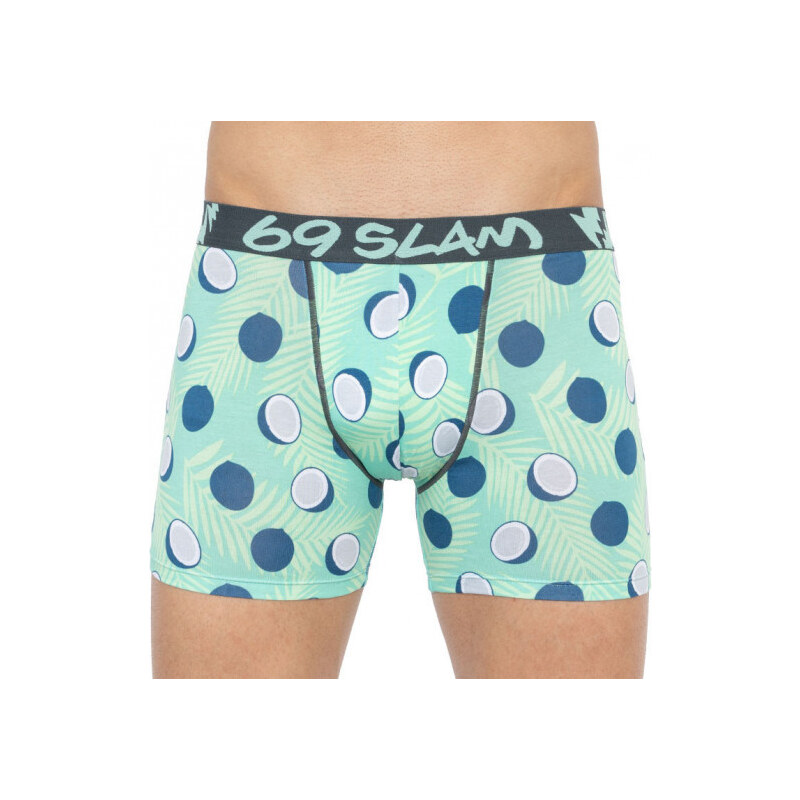 Bez obalu - Pánske boxerky 69SLAM fit bamboo coco blue 34409680