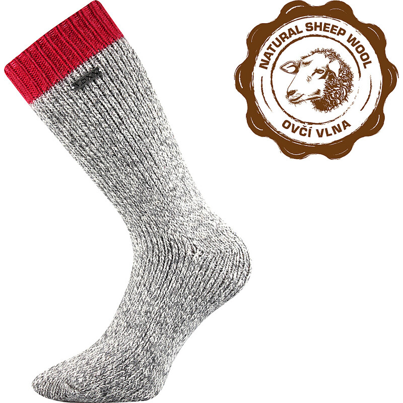 HAUMEA extra teplé vlnené ponožky VoXX Magenta 35-38 1 pár 26251846