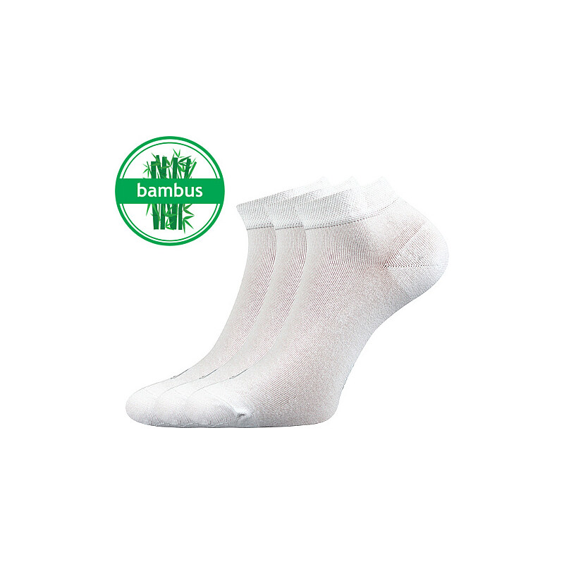 DESI bambusové antibakteriálne ponožky Lonka Biela 35-38 3 páry 26251878