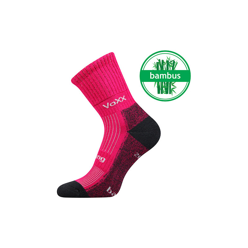 BOMBER COLOR bambusové zosilnené ponožky VoXX Magenta 35-38 1 pár 26458604