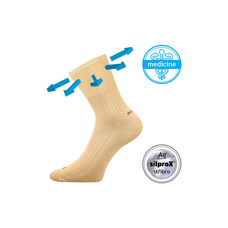 CORSA zdravotné antibakteriálne ponožky so striebrom VoXX