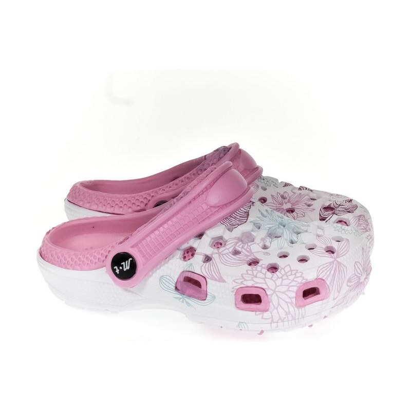 JOHN-C Detské svetlo-ružové crocsy LILLA 23894539