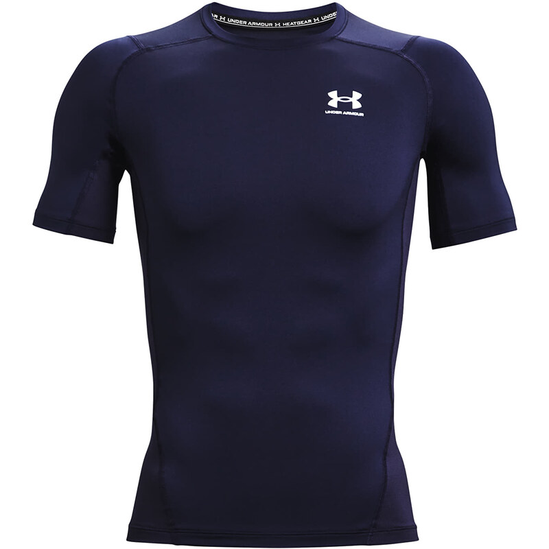 Tričko Under Armour Hg Armour Comp SS Midnight Navy/ White XL 54959335