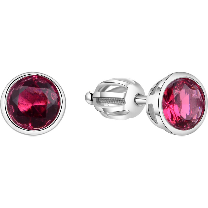 Beneto Strieborné náušnice s trblietavým zirkónom AGUP1718S 66581753