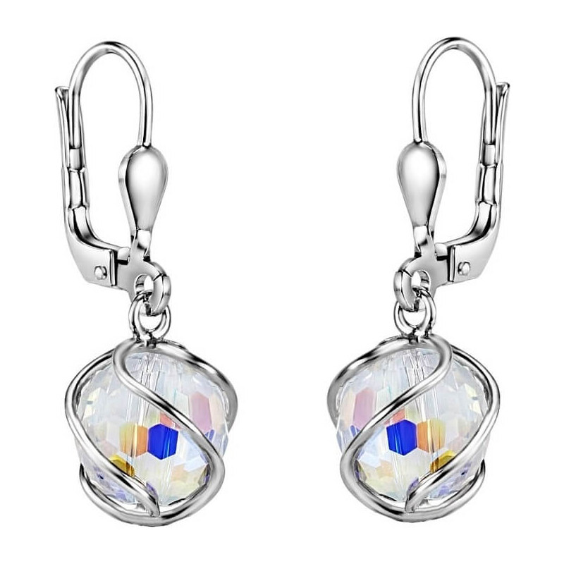 Silvego Trblietavé visiace náušnice sa Swarovski Crystals 66586555