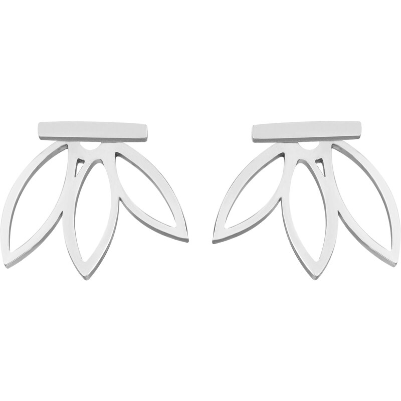 Troli Oceľové dizajnové náušnice 2v1 66581432