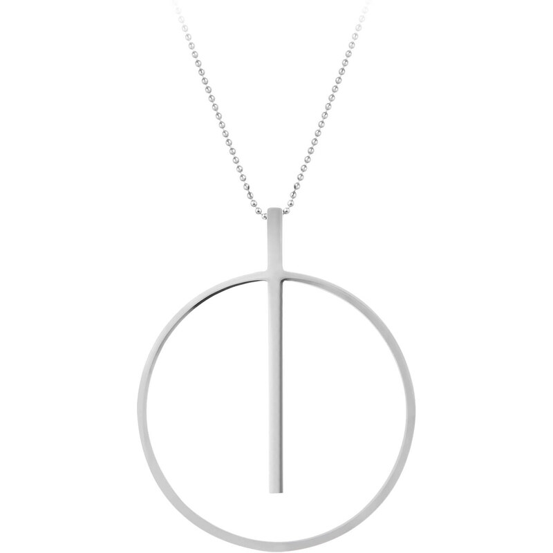 Troli Oceľový náhrdelník s príveskom 66587759