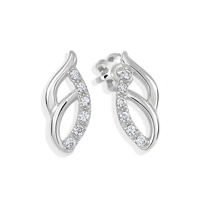 Soliter Pôvabné strieborné náušnice so zirkónmi 436 001 00550 04 66588093