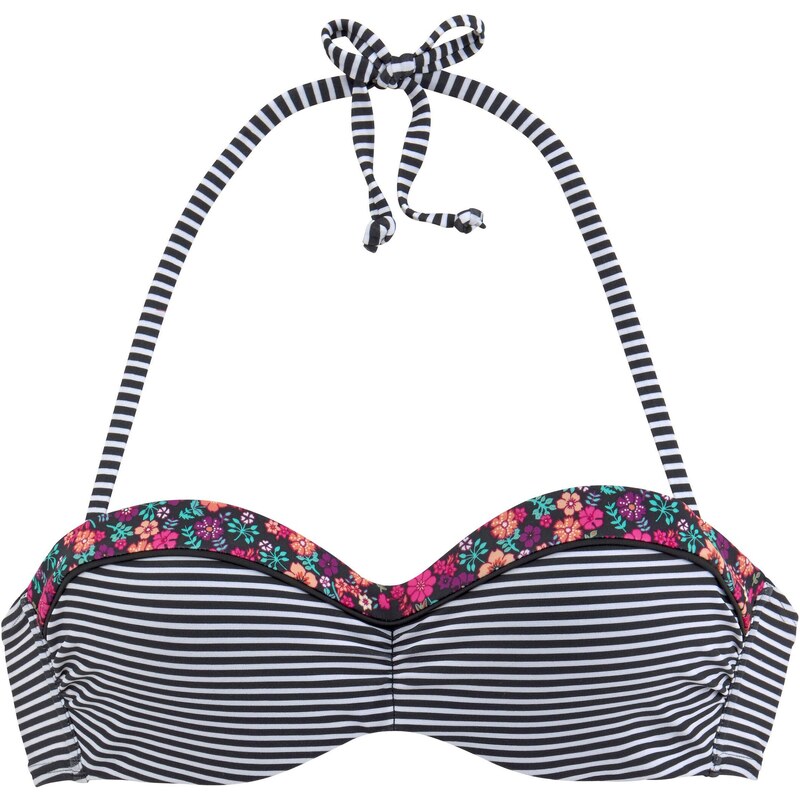 s.Oliver Bikinový top zmiešané farby / čierna / biela 54225529