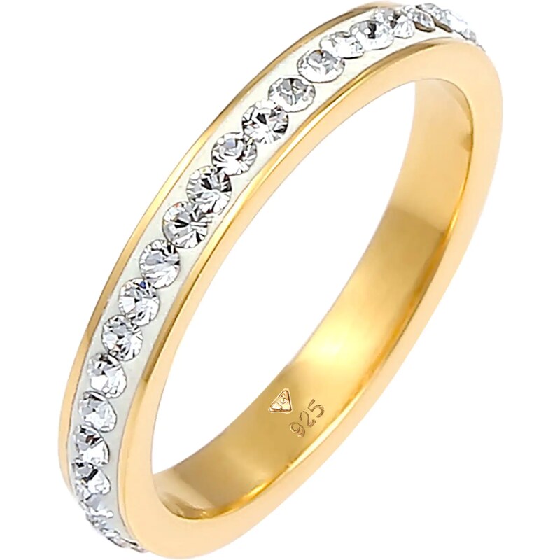 ELLI Prsteň Kristall zlatá / priehľadná 54223768