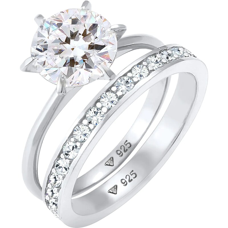 ELLI Prsteň strieborná 54224635