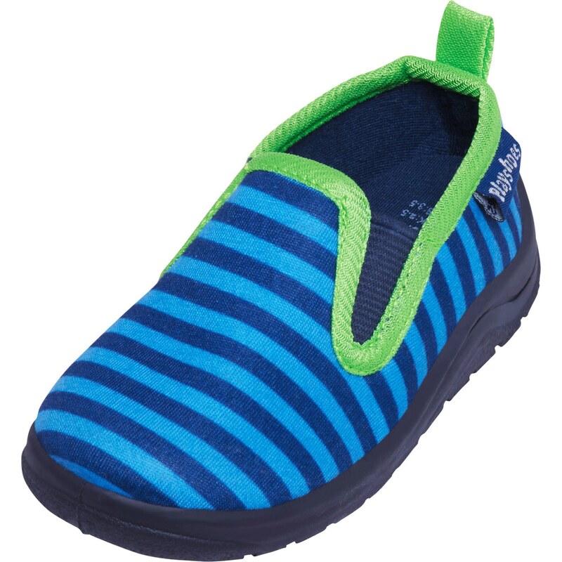 PLAYSHOES Papuče Ringel námornícka modrá / nebesky modrá / limetová 65867360