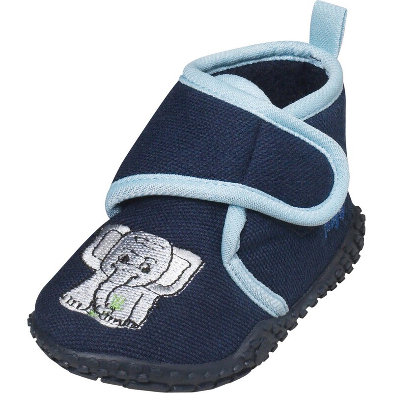 PLAYSHOES Papuče Elefant námornícka modrá / svetlomodrá / svetlosivá 65641404