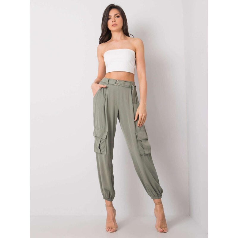 Och Bella Trousers-TW-SP-BI-81858.69-khaki 64682882