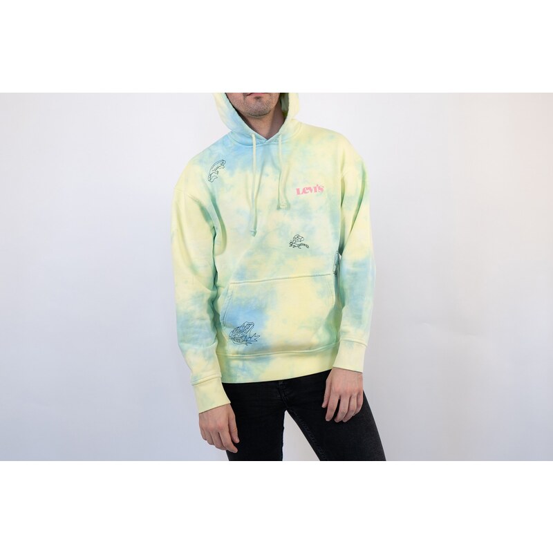 Levis T2 RELAXED GRAPHIC PO SSNL MV LOGO PO DYED BLUE TOPAZ 23995584