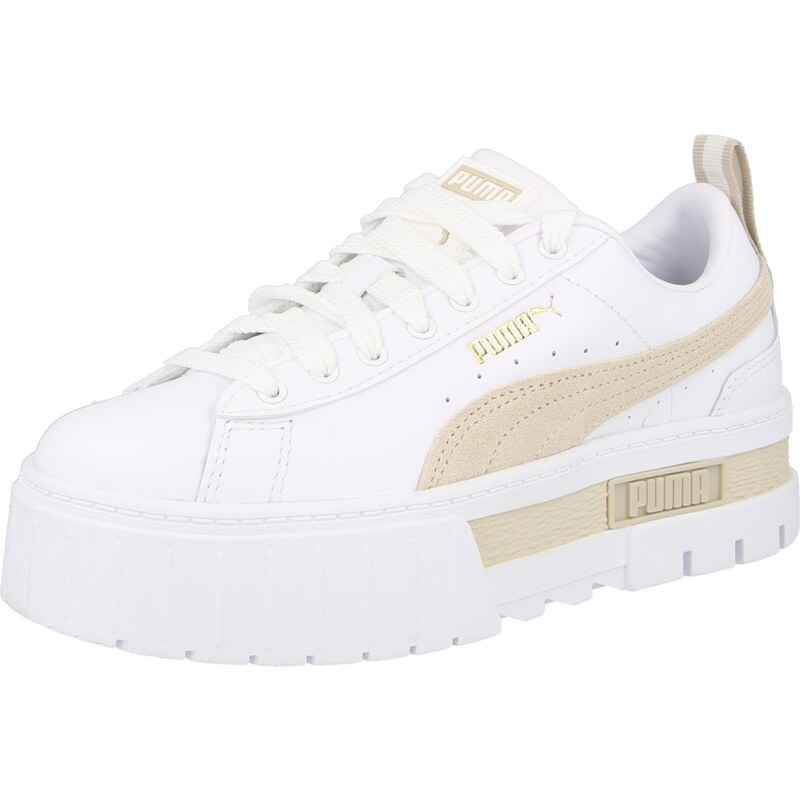 PUMA Nízke tenisky Mayze béžová / zlatá / biela 54239612