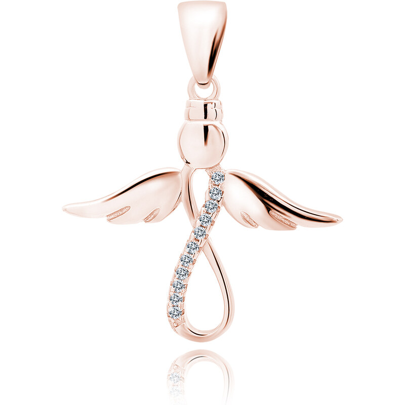 Olivie Strieborný prívesok RUŽOVÝ ANJEL 5166 24614820