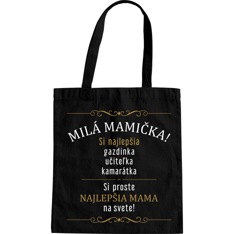 E-shop Garibald Milá mamička! - taška s potlačou