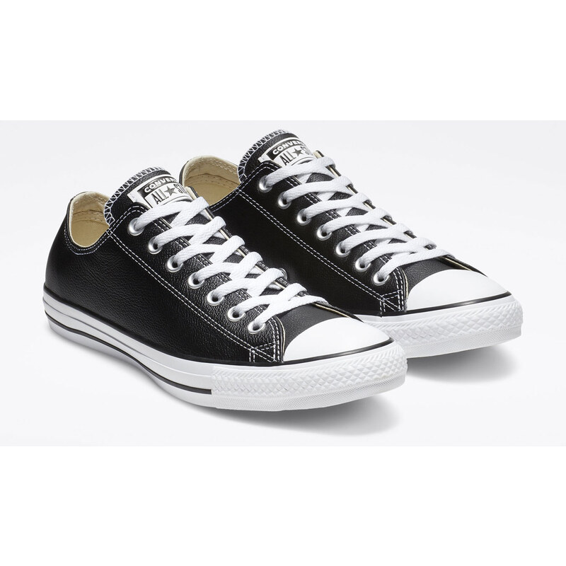 Converse Chuck Taylor Leather Black - Detské - Tenisky Converse - 66355939