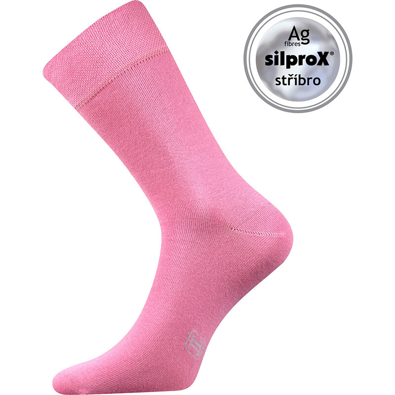 DECOLOR spoločenské ponožky Lonka Růžová 43-46 1 pár 26458758