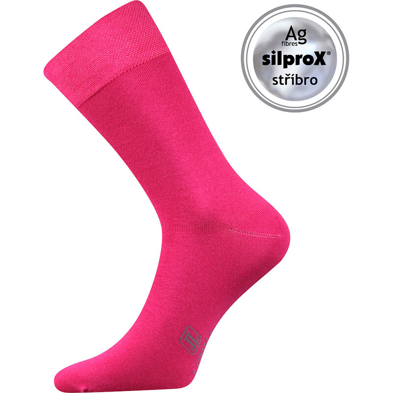 DECOLOR spoločenské ponožky Lonka Tm. růžová 39-42 1 pár 28945794