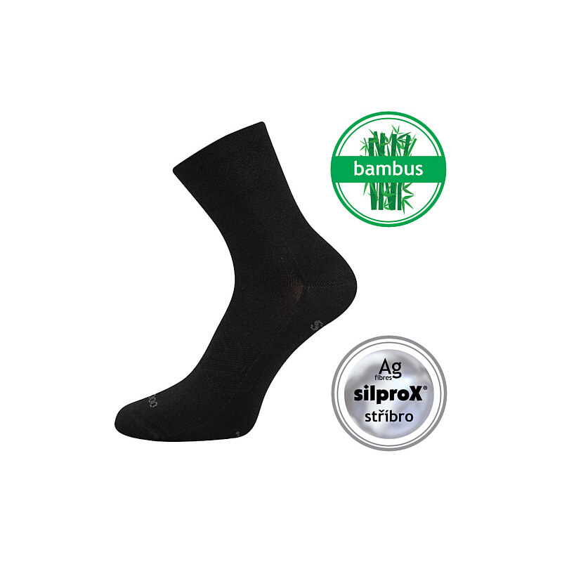 BAERON športové bambusové jednofarebné ponožky VoXX Čierna 35-38 1 pár 26459030