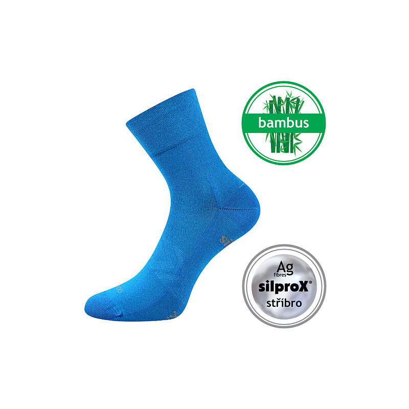 BAERON športové bambusové jednofarebné ponožky VoXX Modrá 47-50 1 pár 26459025