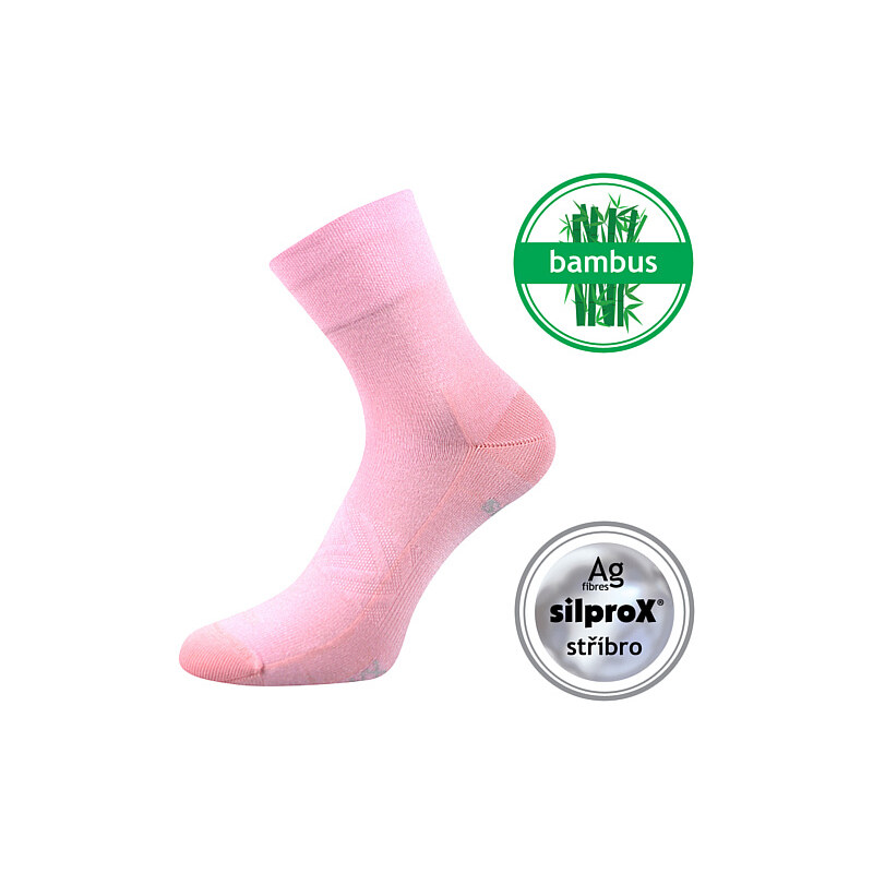 BAERON športové bambusové jednofarebné ponožky VoXX Růžová 35-38 1 pár 26459021
