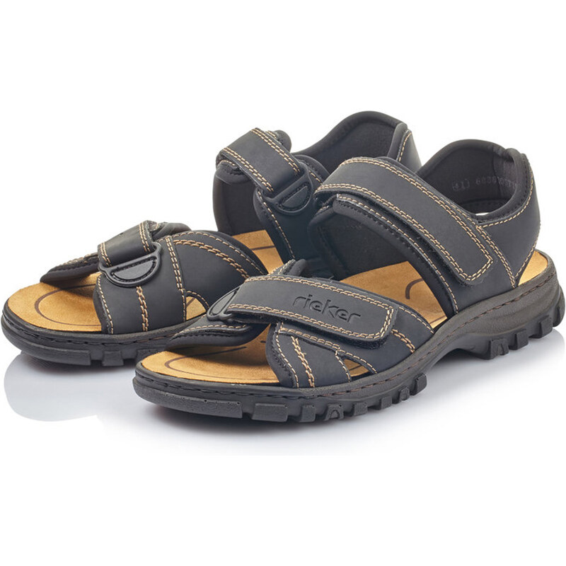 Pánske sandále RIEKER 25051-01 čierna S4